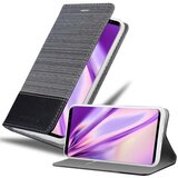 Cadorabo Case, združljiv s Samsungom v sivi črni barvi - zaščitni pokrov z magnetnim zapiranjem, stoječo funkcijo in režo za kartico, (20566470) Cene