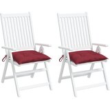  Jastuci za palete 2 kom boja vina 50 x 50 x 7 cm tkanina Oxford | shoptok.hr