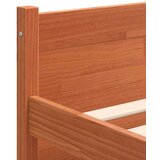  Konstrukcija postelje Voščeno rjava 180 x 200 cm Trdna borovina | Shoptok.si