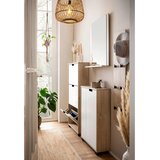 MID.YOU STENSKO OGLEDALO, 59,6/71,1/12,3 cm leseni material Slike