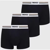 Boss Bokserice 3-pack za muškarce, boja: crna