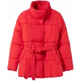 Bershka Zimska jakna rdeča