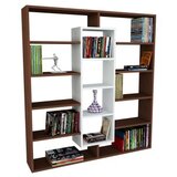Hanah home polica za knjige ample wenge white | ePonuda.com
