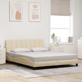  Okvir za krevet bez madraca Hanko krem 160x200 cm od tkanine | shoptok.hr