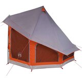 Tipi šator s krovom Siva i narančasta 404 x 370 x 270 cm taft | Eponuda.ba