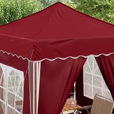  Rastezljivi šator za zabave 195 x 195 x 245 cm Tamno crvena | shoptok.hr