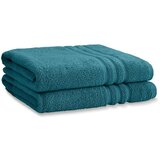 Catherine Lansfield Zelenomodre frotirne bombažne brisače v kompletu 2 ks 90x140 cm Zero Twist – | Shoptok.si