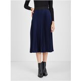 Orsay Dark blue ladies pleated skirt - Ladies Cijene