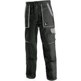 Canis Radne pantalone do struka Luxy Josef/ crna/siva | ePonuda.com