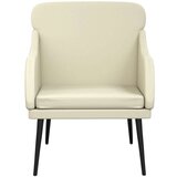  Fotelja krem 63 x 76 x 80 cm od umjetne kože - Krema 1 | shoptok.hr