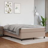 Maison Chic Posteljni okvir - Dvoposteljna postelja - Zakonska postelja kapučino 140x200 cm umetno usnje-J14622, (21768485) | Shoptok.si