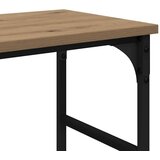 vidaXL Konzolna miza artisan hrast 150 x 29 x 76.5 cm Konstruiran les | Shoptok.si
