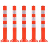 vidaXL Cestni stebriček 5 kosov plastika 75 cm Cene