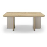 Marckeric Kremno bela/v naravni barvi mizica 56x100 cm Hillary – | Shoptok.si