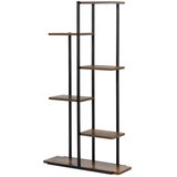  Crni metalni stalak za cvijeće 60 x 20 x 113 cm | shoptok.hr