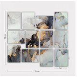 WALLXPERT 12MDF42YS Dekorativna slika, 12 dijelova, 20x15cm | Eponuda.ba