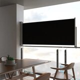 vidaXL uvlačiva bočna tenda za terasu 100 x 300 cm crna | shoptok.hr