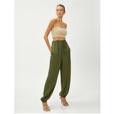 Koton Jogger Pants with Tie Waist Casual Fit Cene