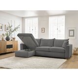 Bobochic Paris Siva sklopiva kutna garnitura od samta (promjenjiva) Augustin – | shoptok.hr