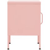  Noćni ormarići 2 kom ružičasti 35 x 35 x 51 cm čelični | shoptok.hr