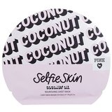 Pink Selfie Skin Coconut Oil Sheet Mask hranljiva lanena maska s kokosovim oljem 1 ks za ženske Cene