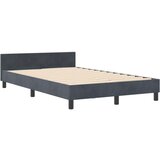  Krevet od tamnosive baršunaste tkanine 120x190 cm | shoptok.hr