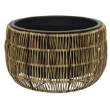 STIL PVC pletena tegla Kate svjetlo smeđa 36x36x20 cm Cijene