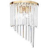 Ideal Lux kristalna zidna svetiljka carlton 3xE14/40W/230V zlatna | Eponuda.com