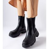 Gemre Black ankle boots with elastic upper Faisal | ePonuda.com