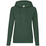 Fruit Of The Loom Zielona bluza z kapturem Hooded Sweat Cene
