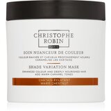 Christophe Robin Shade Variation Mask hranilna kremasta maska za lase odtenek Warm Chesnut 250 ml Cene
