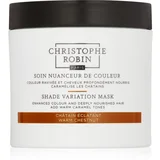 Shade Variation Mask hranilna kremasta maska za lase odtenek Warm Chesnut 250 ml