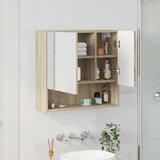  Ogledalo ormar Sonoma hrast 59 x 17 x 55 cm Konstruirano drvo | shoptok.hr