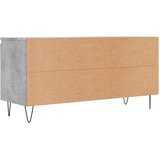 TV ormarić siva boja betona 104x35x50 cm od konstruiranog drva | shoptok.hr