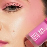 3INA The No-Rules Cream večnamensko ličilo za oči, ustnice in obraz odtenek 371 - Electric hot pink 8 ml | Shoptok.si