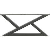  noge kavne mizice 2 kosa antracit 70x(30-31,3) cm jeklo | Shoptok.si