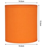  Brilagi -LED fleksibilna zidna lampa NUBILA 1xE27/25W/230V + LED/3W bela/narandžasta | Eponuda.com