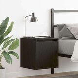 Stenska nočna omarica črna 38x34x40 cm | Shoptok.si