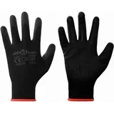 Delovne rokavice 24 pcs Črna 7 / S Poliester