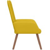  Stolica za opuštanje boja senfa baršunasta | shoptok.hr