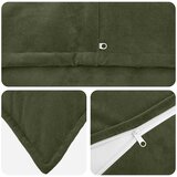  Presvlaka za jastuk HOUTEN Zelena 40 x 145 cm Mikrofibra Flis Slike