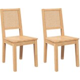  Blagovaonske stolice 2 kom Puna drvena guma | shoptok.hr