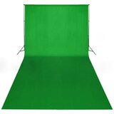 Pozadina pamučna bez stalka zelena 600 x 300 cm chroma key | shoptok.hr
