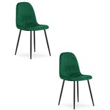  PADVA stolica - zeleni baršun / crne noge x 2 | shoptok.hr