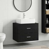  Set namještaja za kupaonicu Crni hrast Konstruirano drvo Crna 62,5 x 44,5 x 50 cm | Shoptok.si