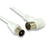 Optimus antenski rf kabel (5m, iec muški na iec kutni ženski, bijeli) Cijene