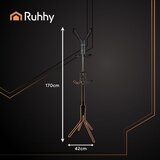 Ruhhy samostojeća vješalica za kapute 170 cm - crna | shoptok.hr