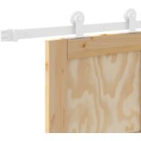 vidaXL Klizna vrata s kompletnim setom "ORKDAL" Čvrsta borovina | shoptok.hr