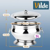 Vilde posuda za juhu s poklopcem 5 L – nehrđajući čelik | shoptok.hr