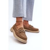 S. BARSKI Women's Suede Loafers with Flat Heel and Decoration D&A | Shoptok.si